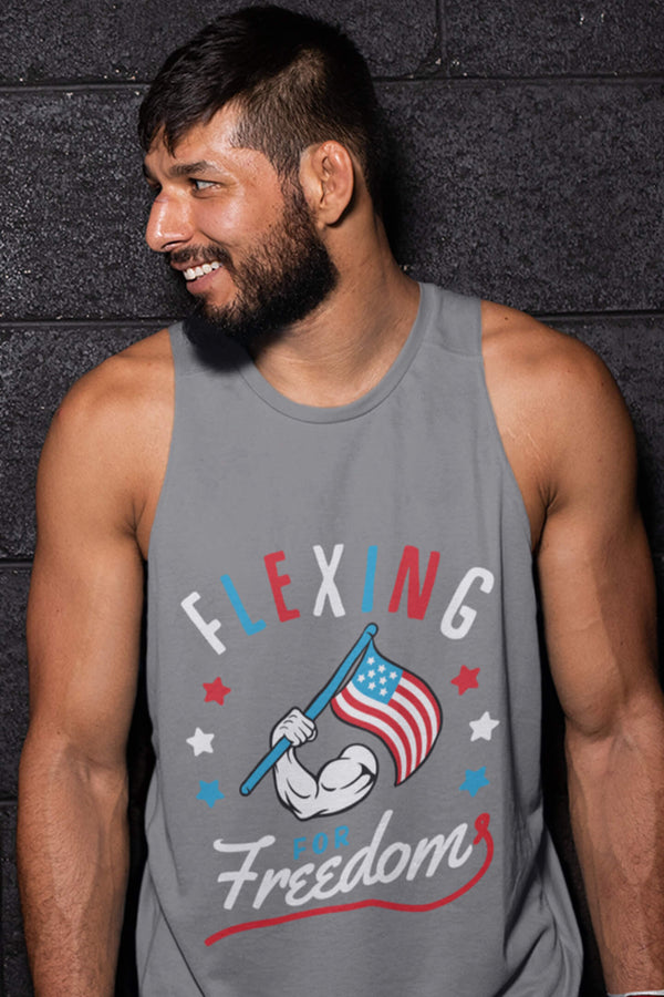 Flexing for Freedom Tank Top